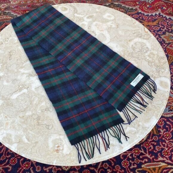 Lochcarron 100% Lambswool Made In Scotland Tartan Scarf - Unisex - Picture 5 of 9